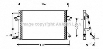 AVA QUALITY COOLING fd5178 -  Конденсатор, кондиционер